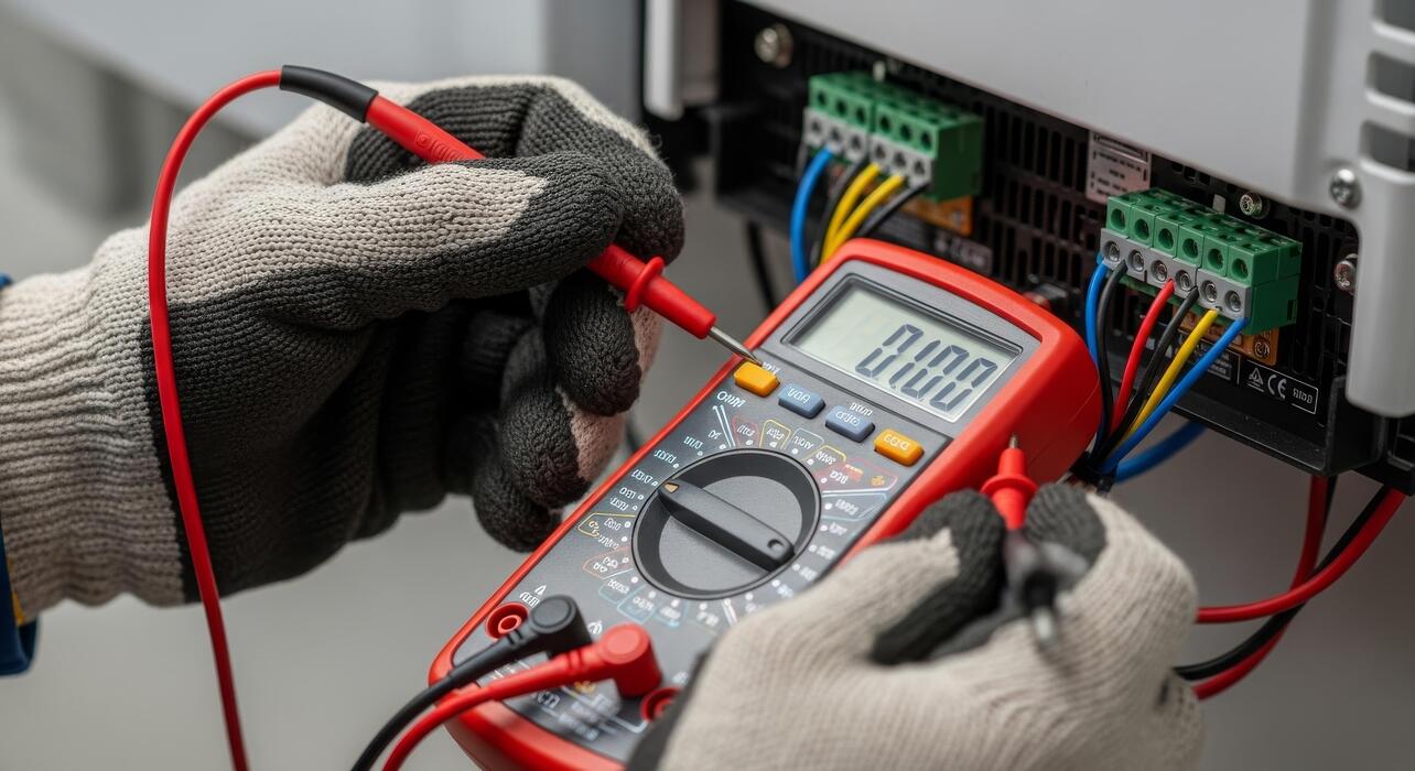 Portable appliance testing equipment in office